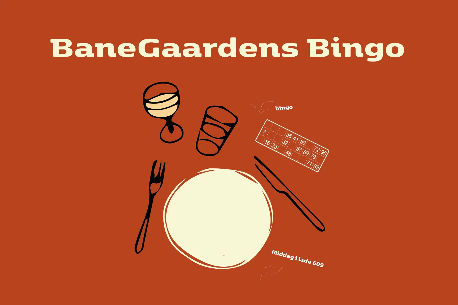 BaneGaardens Bingo & Middag – nye datoer